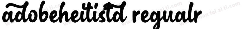 adobeheitistd regualr字体转换